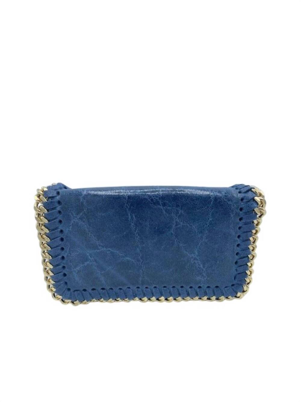 NEW GERMAN FUENTES eliza clutch in denim